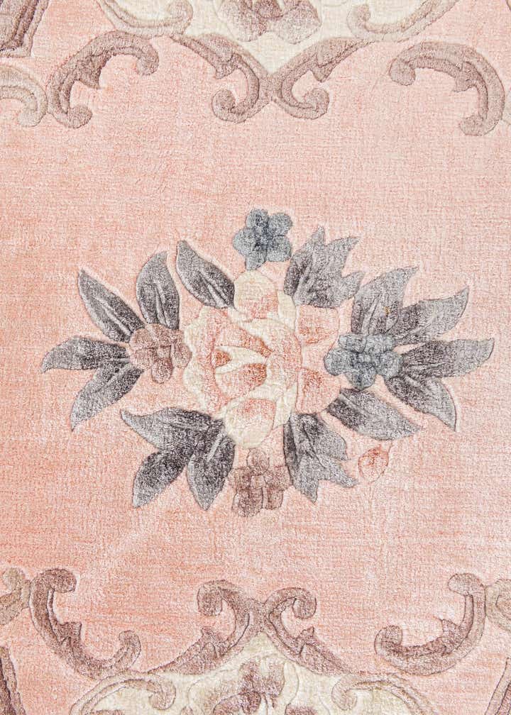 2' 4 x 9' 11 Hand Knotted Carved Pekin Wool Runner Rug