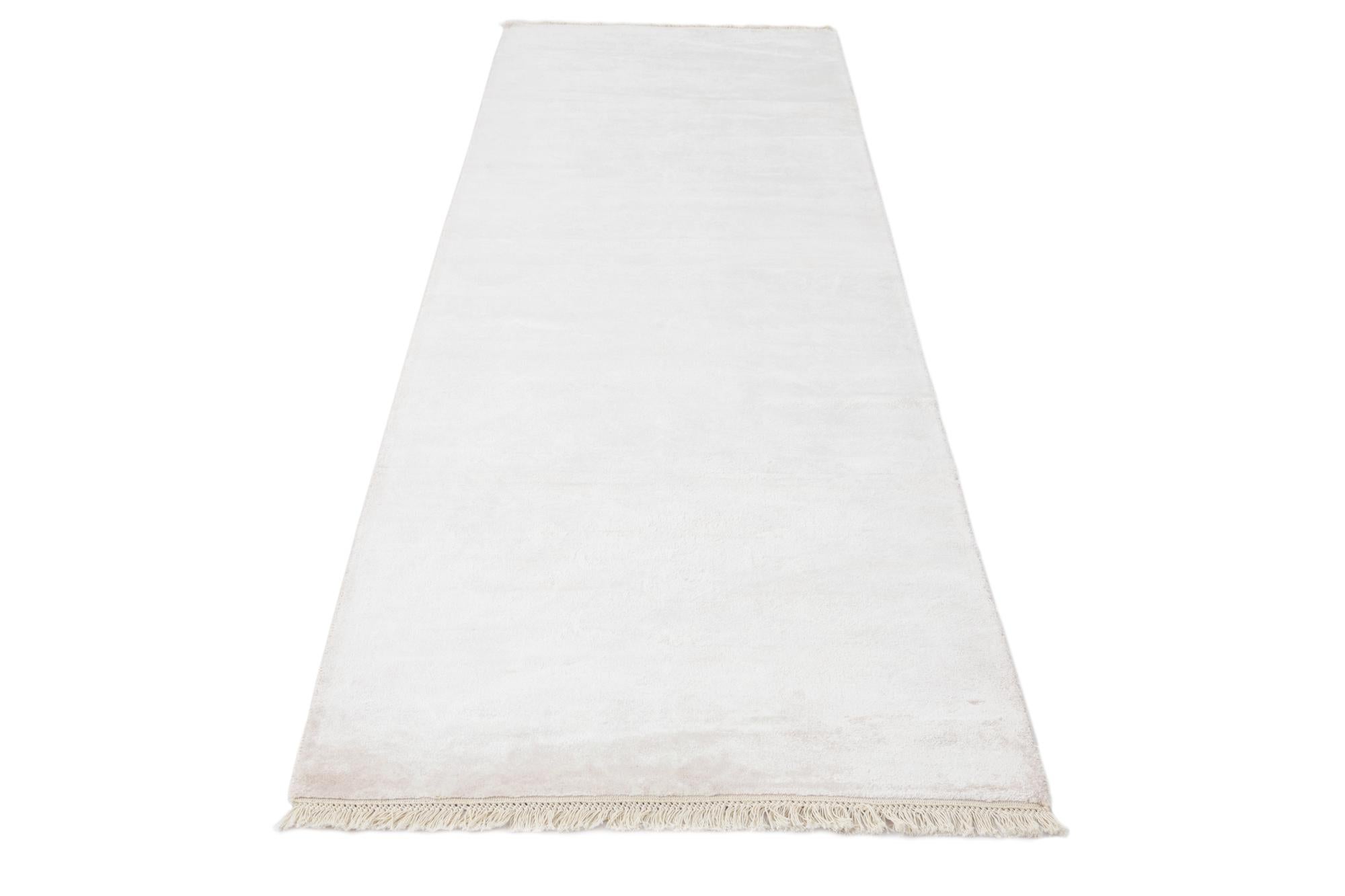 2' 7 x 9' 9 Hand Knotted Darya Wool Runner Rug