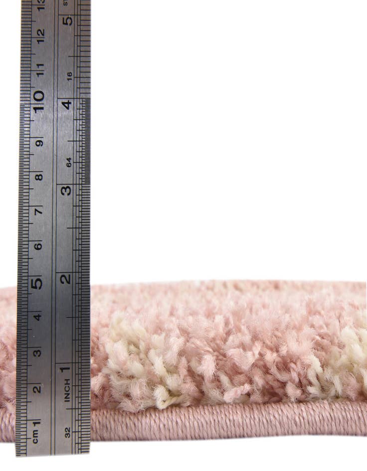 Detail image of 2' x 8' Lattice Shag Runner Rug