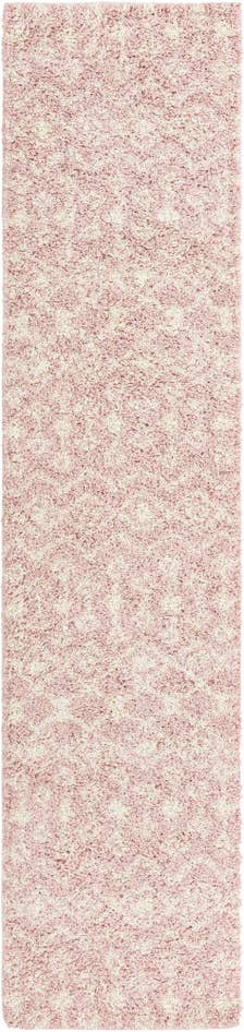 Detail image of 2' 7 x 12' Moroccan Trellis Shag Runner Rug