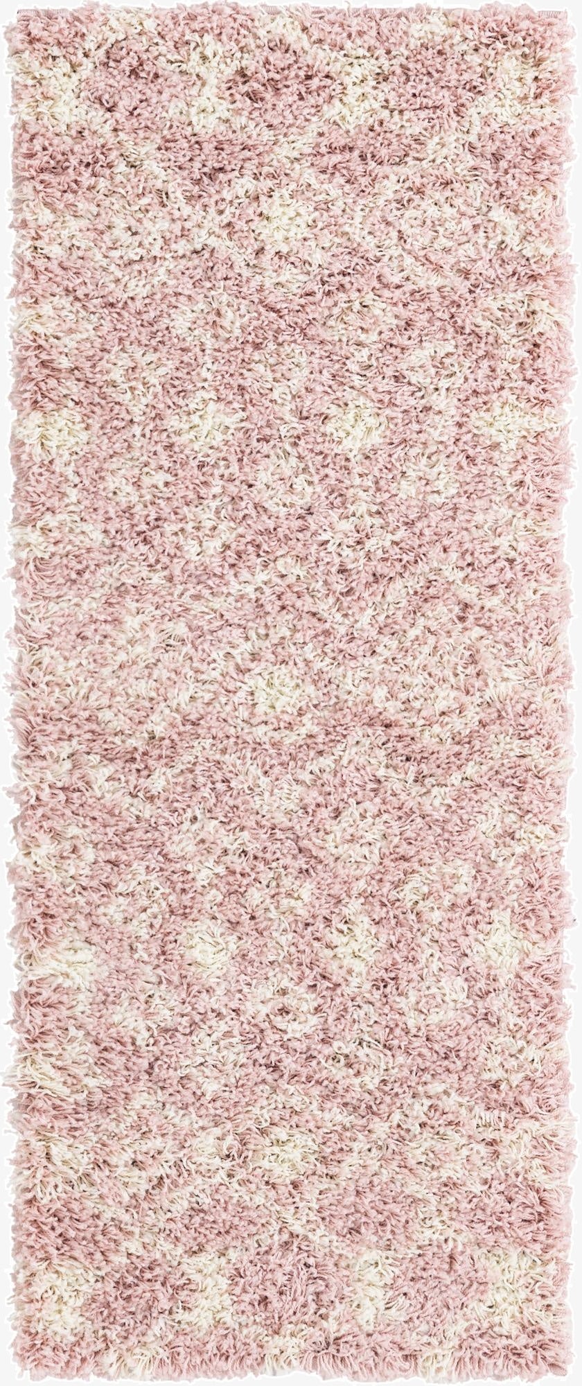 Primary image 2' x 5' Moroccan Trellis Shag Runner Rug