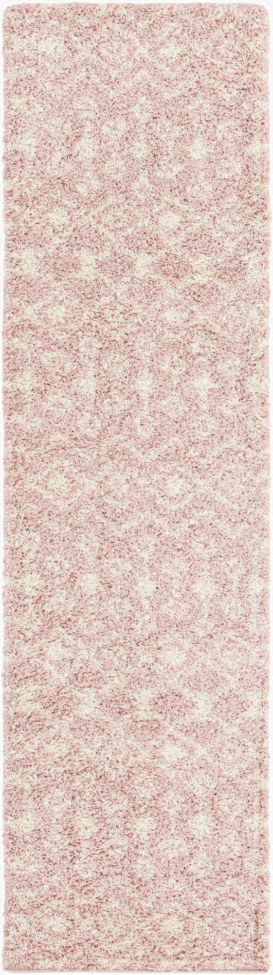 Primary image 2' 7 x 10' Moroccan Trellis Shag Runner Rug