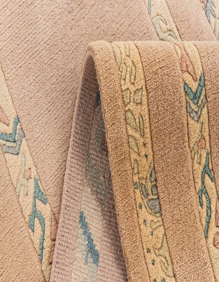 Detail image of 2' 5 x 10' 7  Hand Knotted Nepal Wool Runner Rug