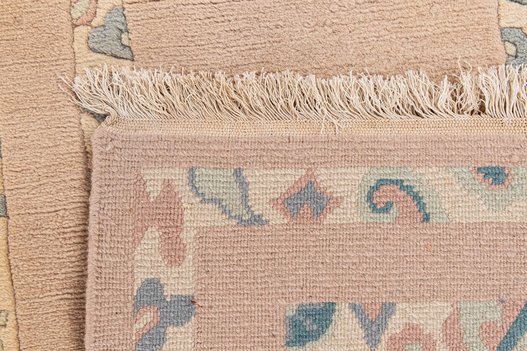 2' 5 x 10' 7 Hand Knotted Nepal Wool Runner Rug