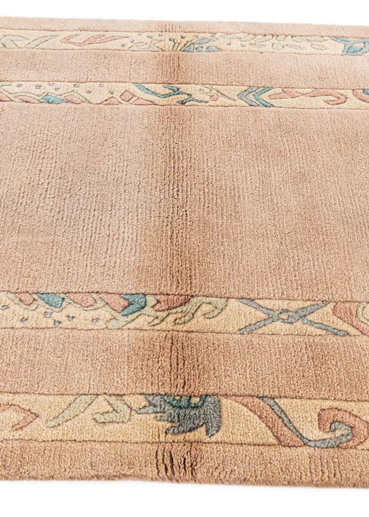 2' 5 x 10' 7 Hand Knotted Nepal Wool Runner Rug