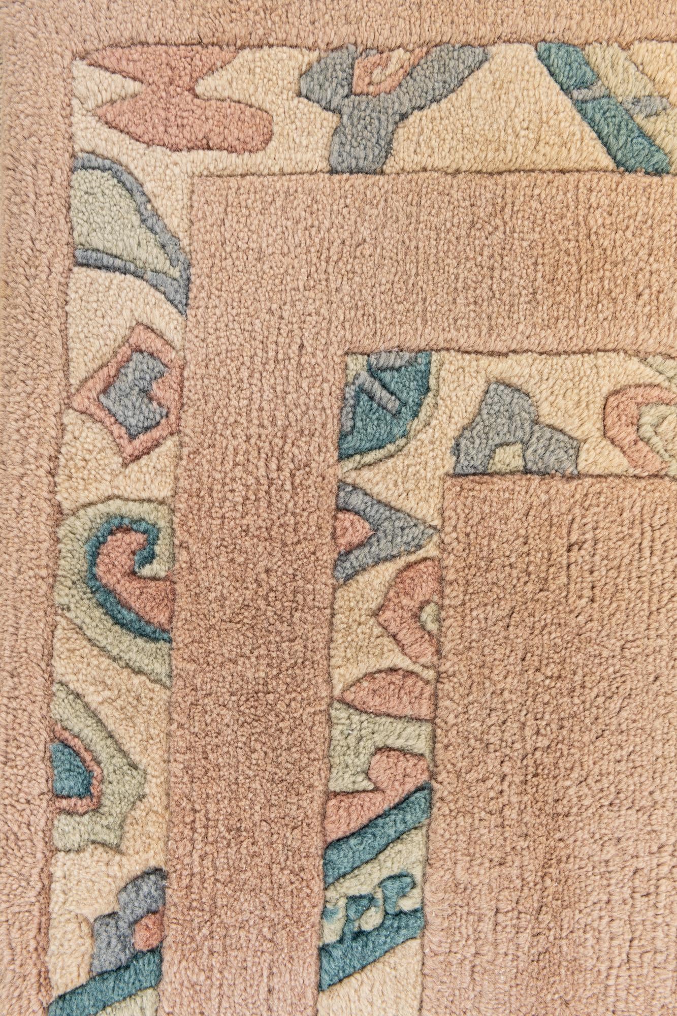 2' 5 x 10' 7 Hand Knotted Nepal Wool Runner Rug