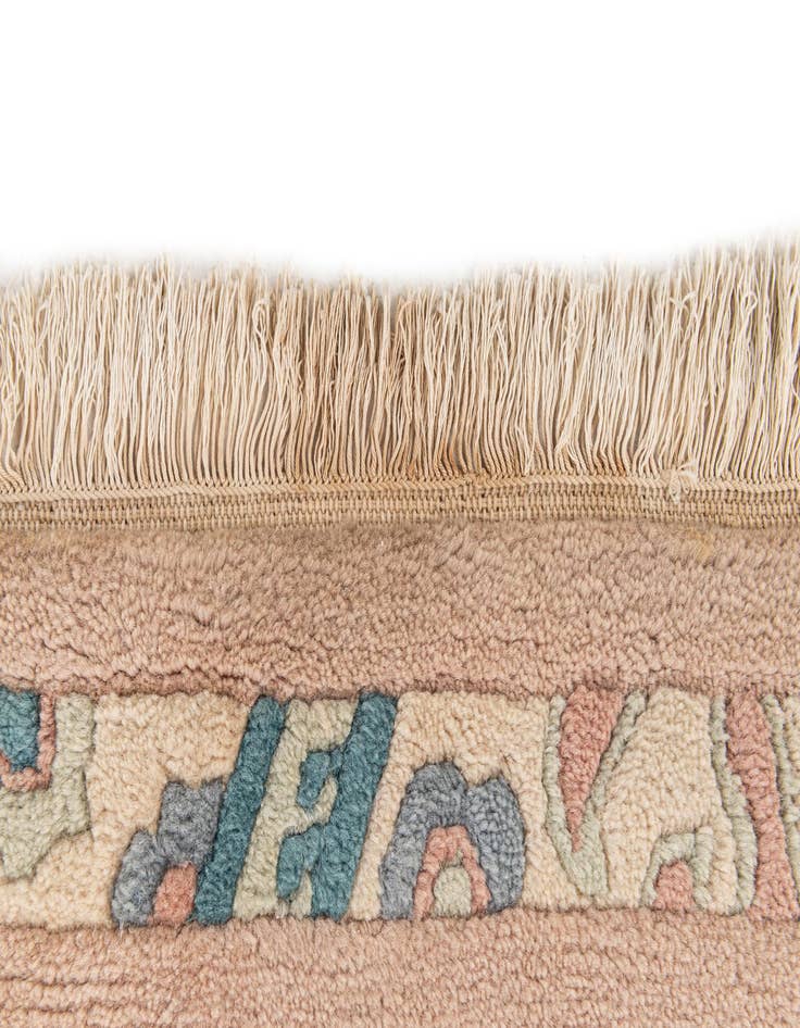 Detail image of 2' 5 x 10' 7  Hand Knotted Nepal Wool Runner Rug