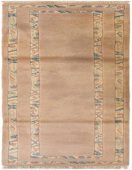 Detail image of 2' 5 x 10' 7 Hand Knotted Nepal Wool Runner Rug