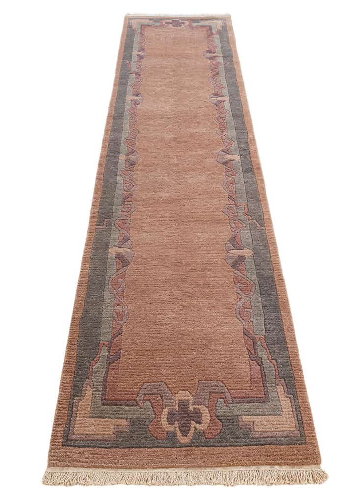2' 8 x 11' 1 Hand Knotted Tibet Wool Runner Rug