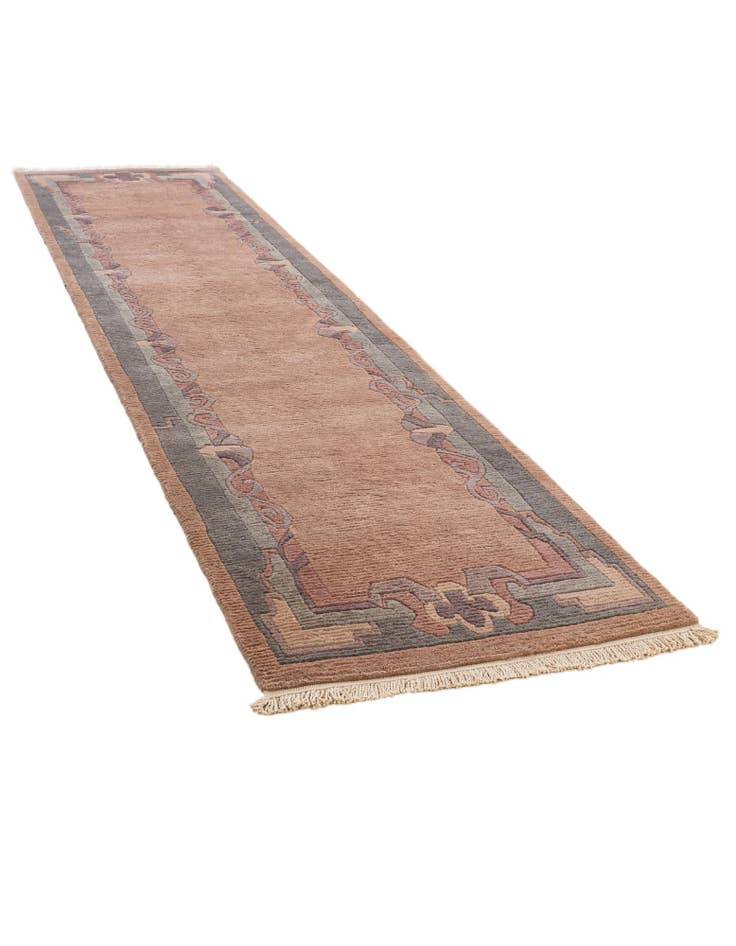 Detail image of 2' 8 x 11' 1 Hand Knotted Tibet Wool Runner Rug