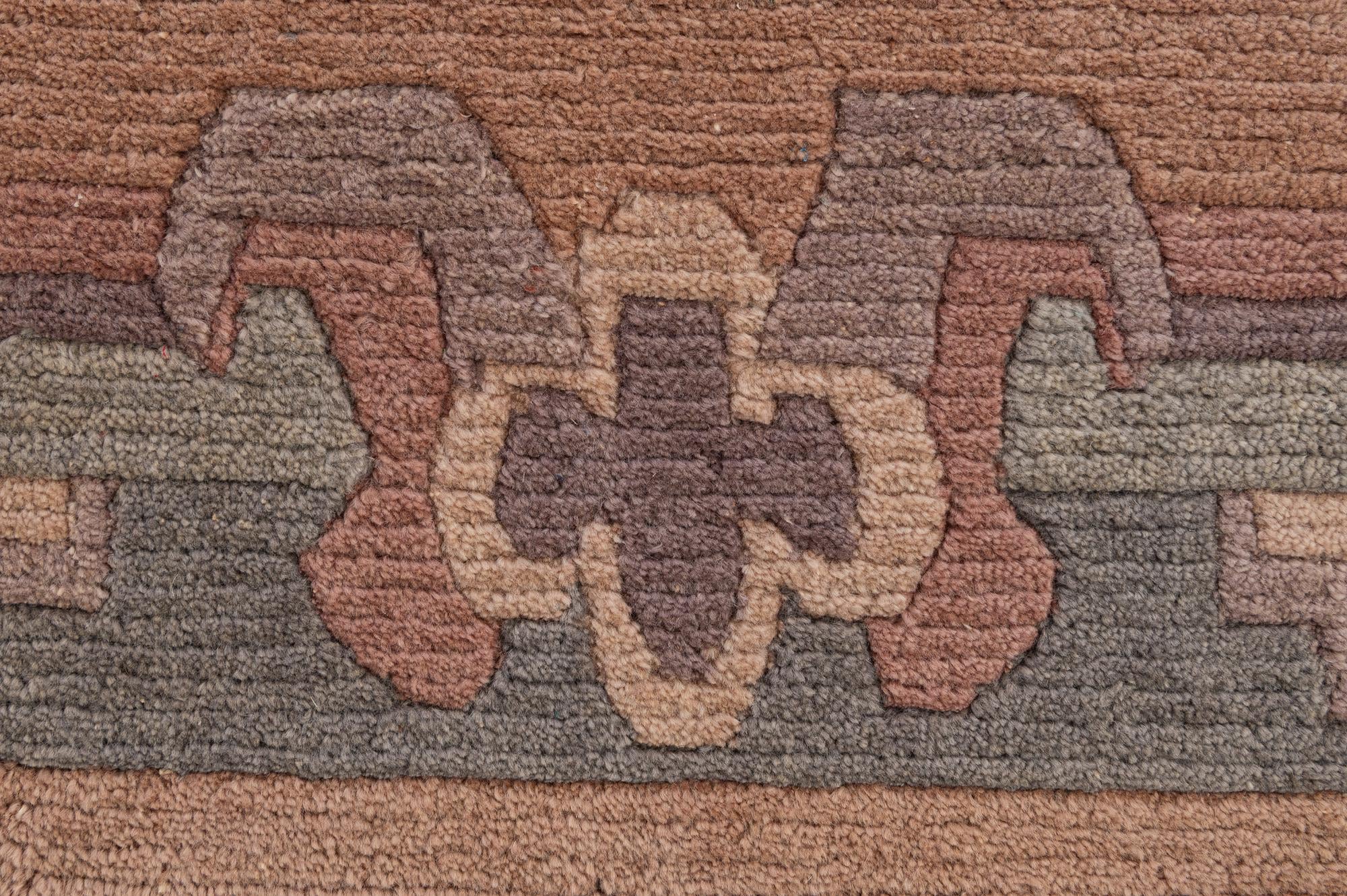 2' 8 x 11' 1 Hand Knotted Tibet Wool Runner Rug