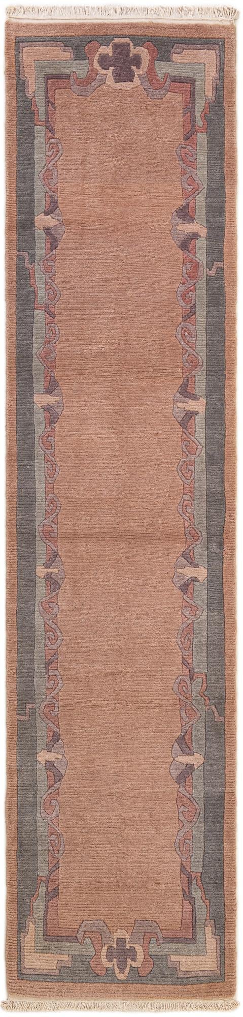 2' 8 x 11' 1 Hand Knotted Tibet Wool Runner Rug