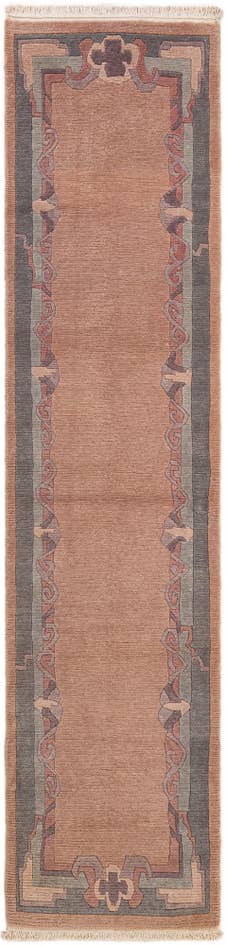 Detail image of 2' 8 x 11' 1 Hand Knotted Tibet Wool Runner Rug