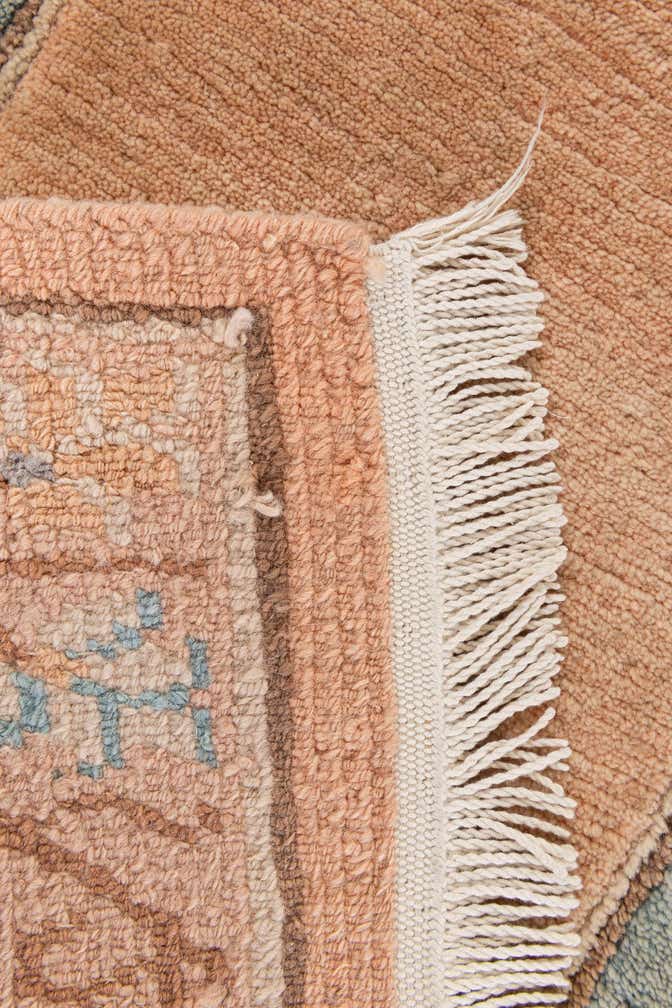 2' 5 x 4' 9 Hand Knotted Tibet Wool Runner Rug