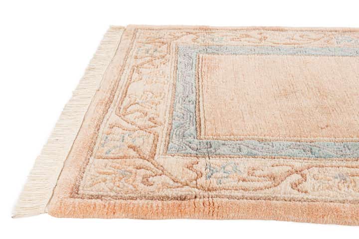 2' 5 x 4' 9 Hand Knotted Tibet Wool Runner Rug