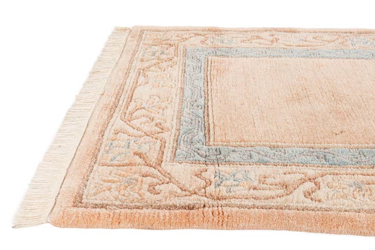 Detail image of 2' 5 x 4' 9 Hand Knotted Tibet Wool Runner Rug