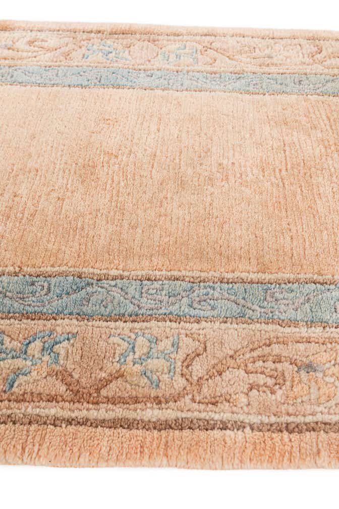 2' 5 x 4' 9 Hand Knotted Tibet Wool Runner Rug