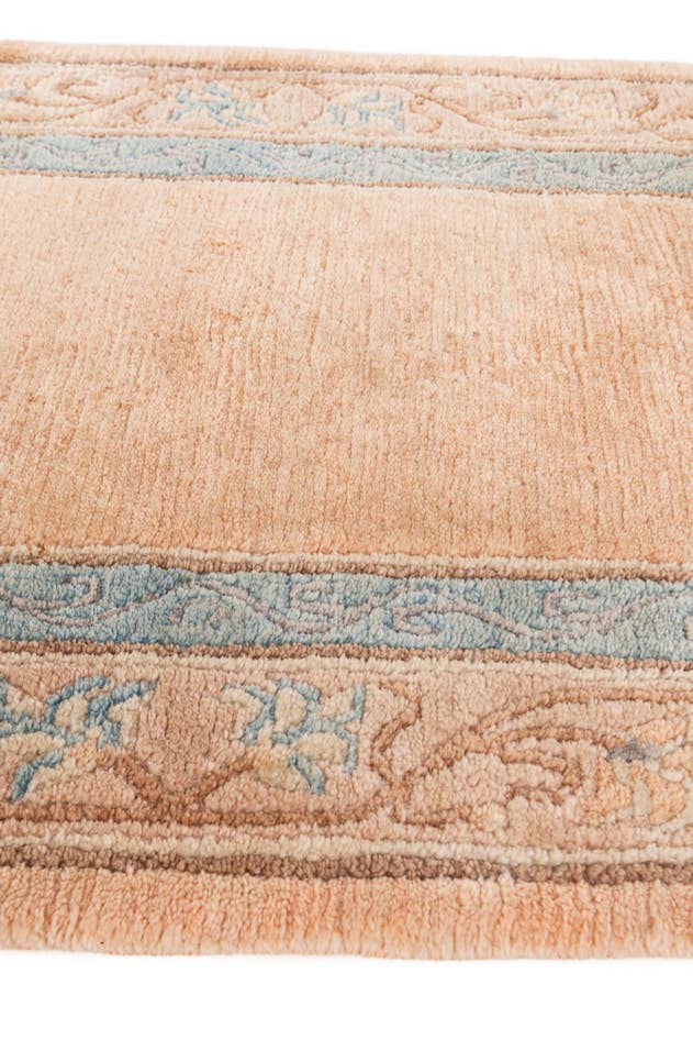 Detail image of 2' 5 x 4' 9 Hand Knotted Tibet Wool Runner Rug