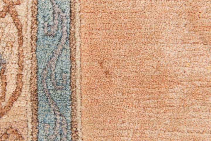 2' 5 x 4' 9 Hand Knotted Tibet Wool Runner Rug