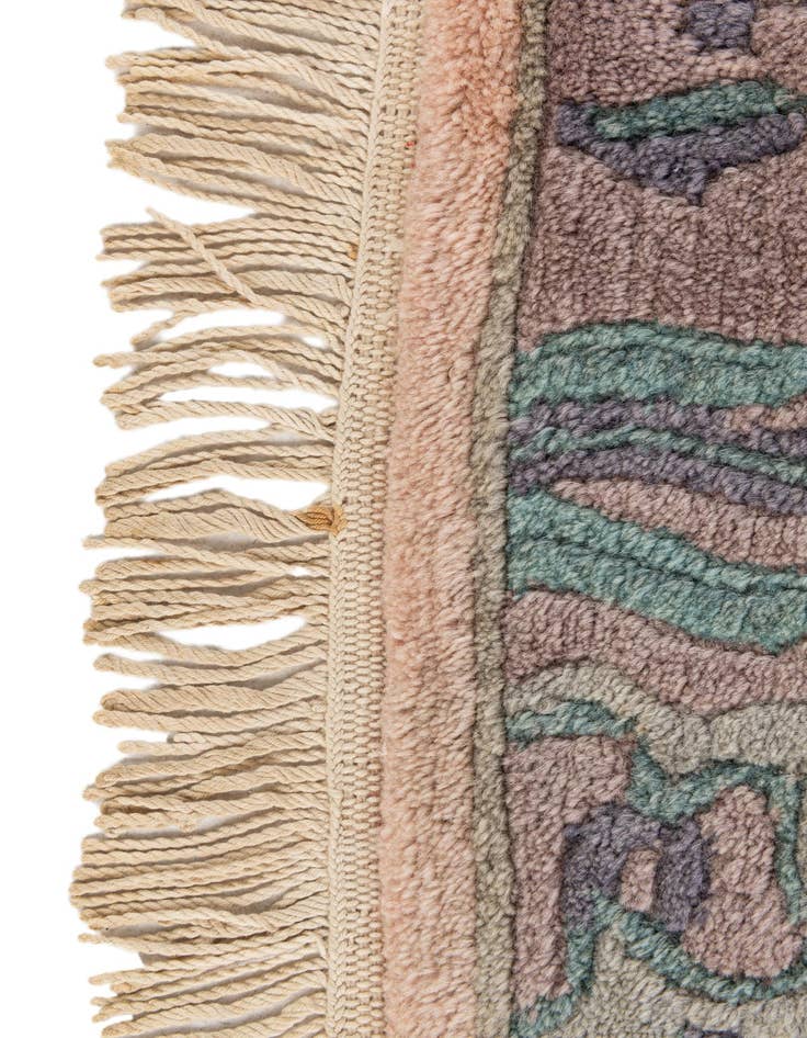 Detail image of 2' 10 x 9' 9  Hand Knotted Tibet Wool Runner Rug