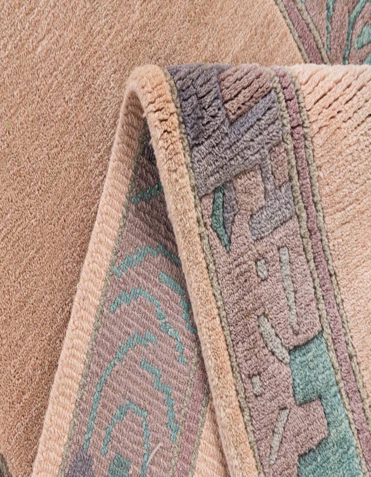 Detail image of 2' 10 x 9' 9  Hand Knotted Tibet Wool Runner Rug