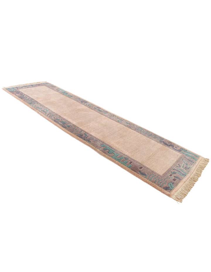 2' 10 x 9' 9 Hand Knotted Tibet Wool Runner Rug