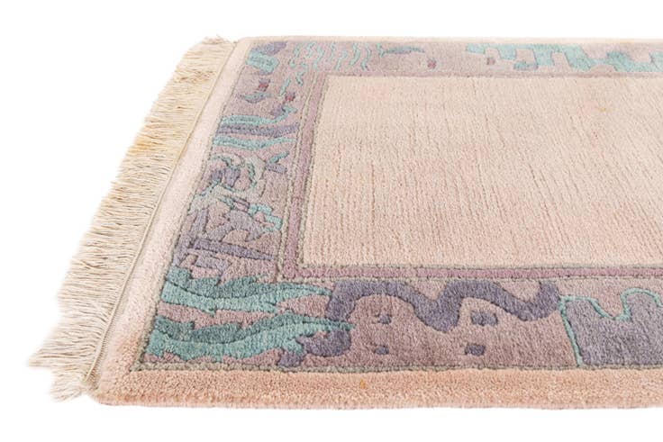 Detail image of 2' 10 x 9' 9 Hand Knotted Tibet Wool Runner Rug