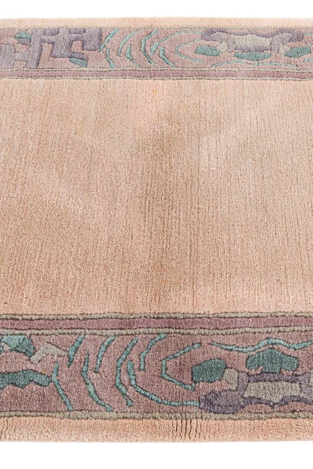 Detail image of 2' 10 x 9' 9 Hand Knotted Tibet Wool Runner Rug