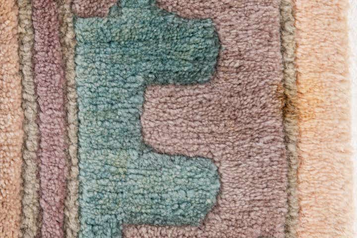 2' 10 x 9' 9 Hand Knotted Tibet Wool Runner Rug