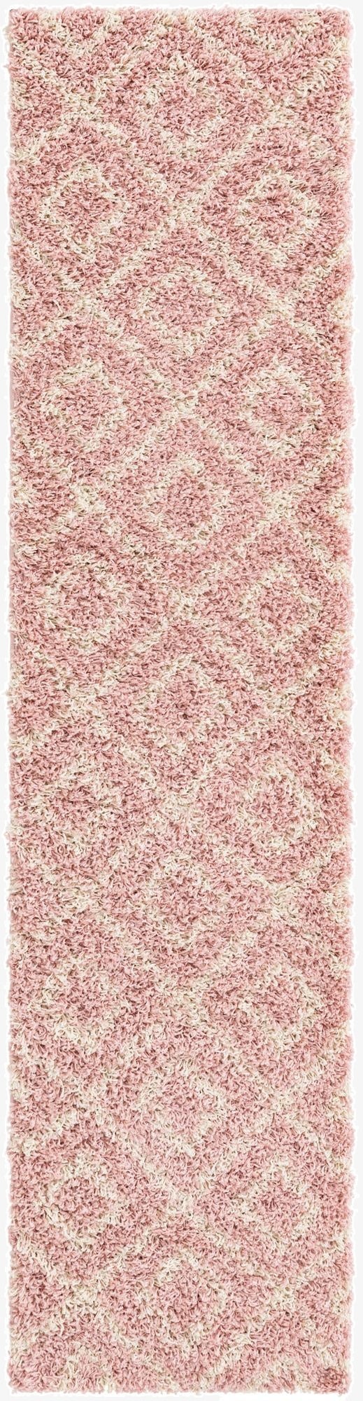 Primary image 2' x 8' Trellis Shag Runner Rug
