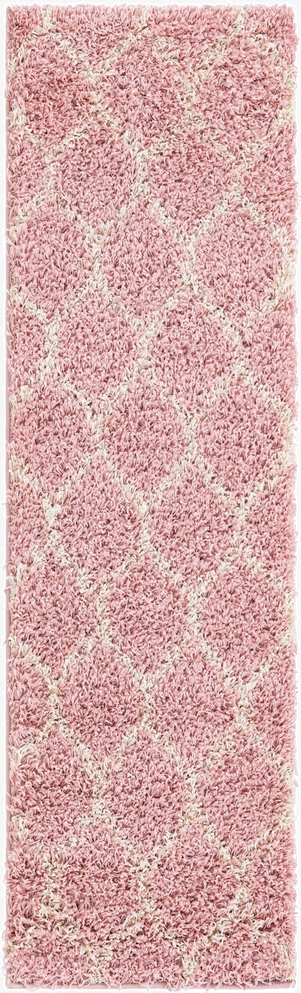 2' x 7' Trellis Shag Runner Rug