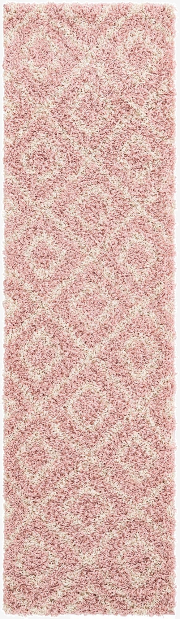 2' x 7' Trellis Shag Runner Rug