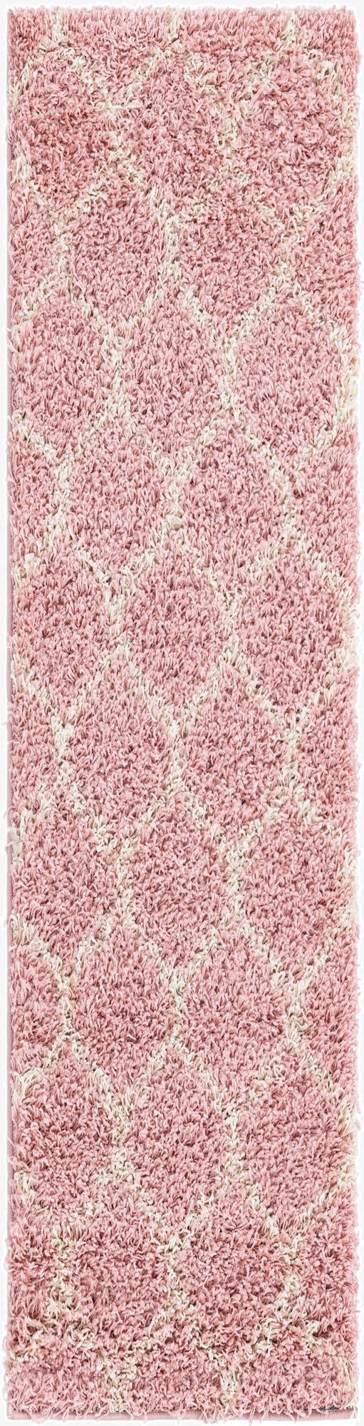 2' x 8' Trellis Shag Runner Rug
