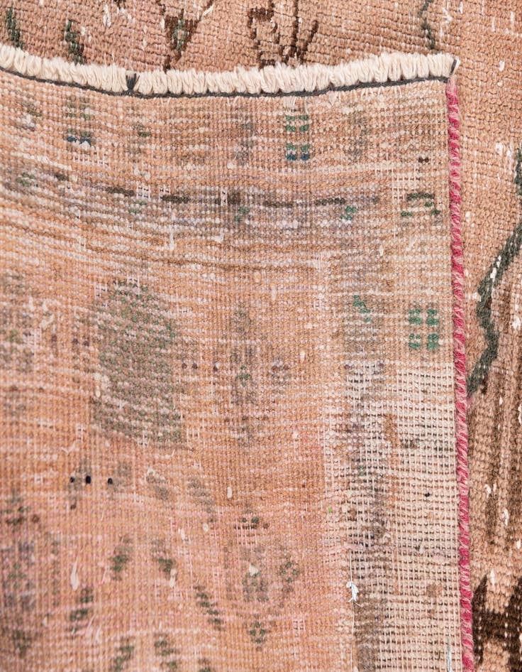 Detail image of 2' 9 x 7'  Hand Knotted Ultra Vintage Persian Wool Runner Rug