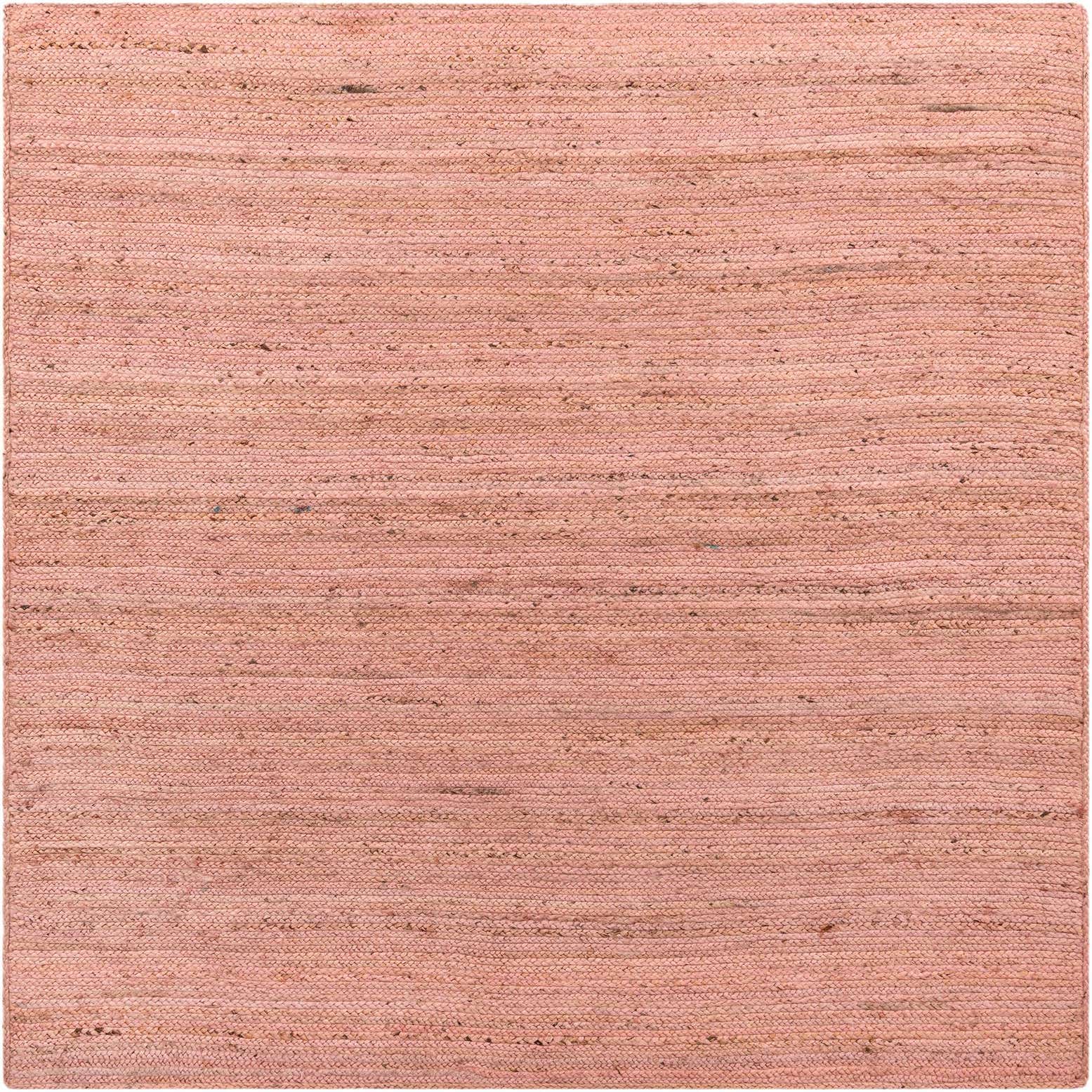 8' x 8' Handmade Braided Jute Square Rug