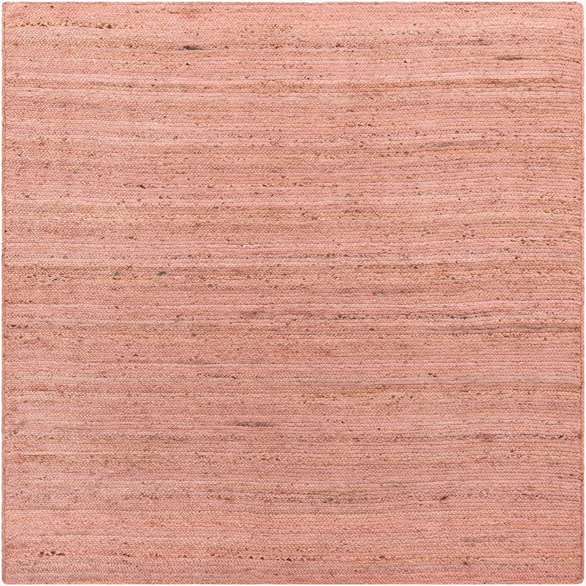 8' x 8'  Hand Braided Jute Square Rug