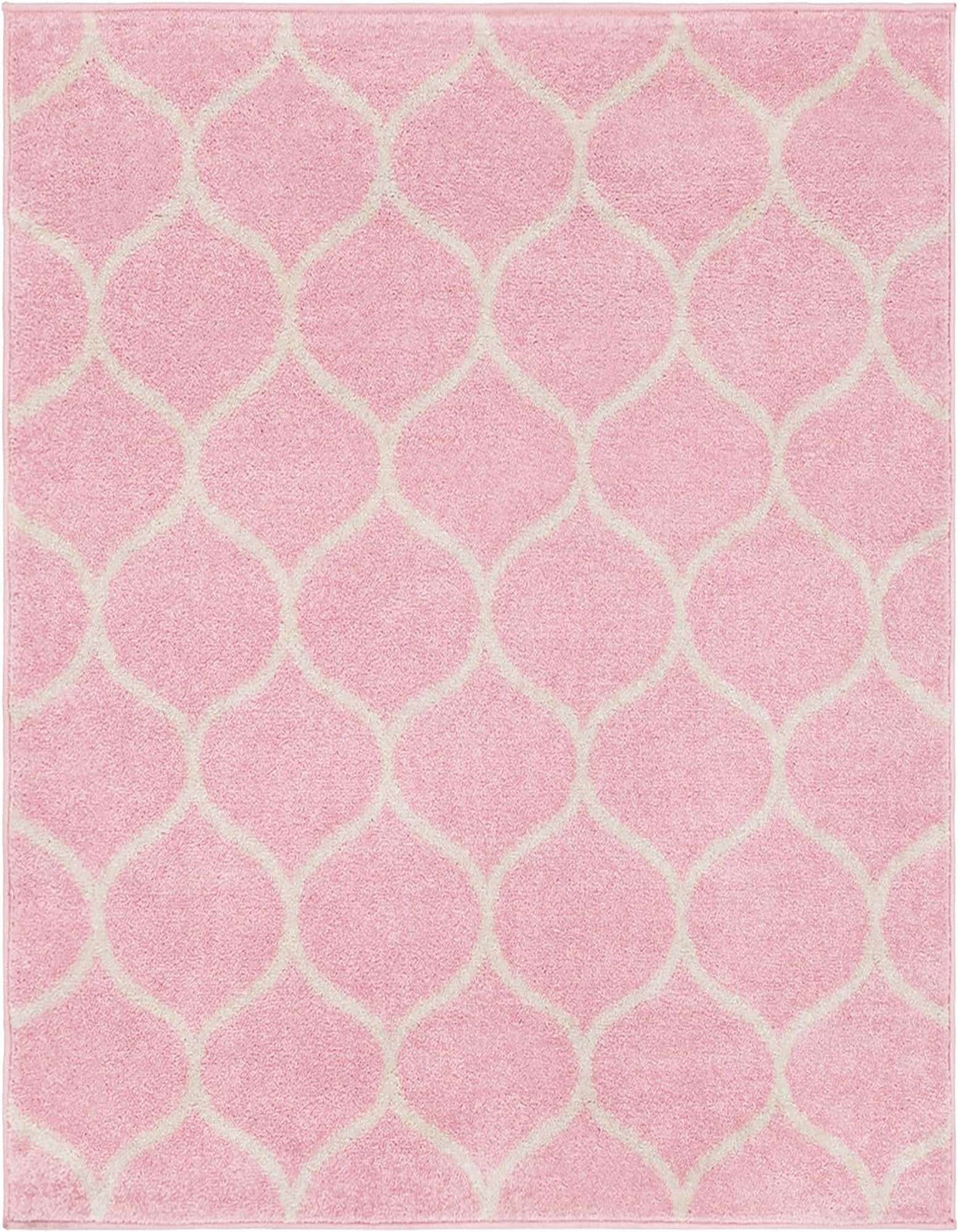 4' x 4' Lattice Frieze Square Rug