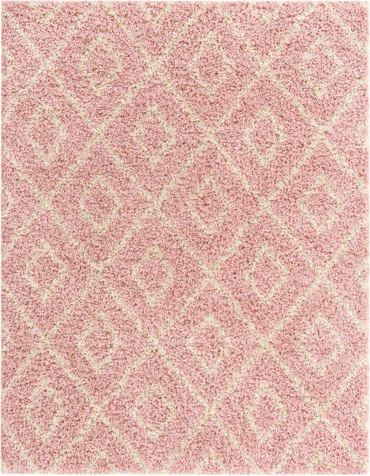Detail image of 3' 3 x 3' 3 Lattice Shag Square Rug
