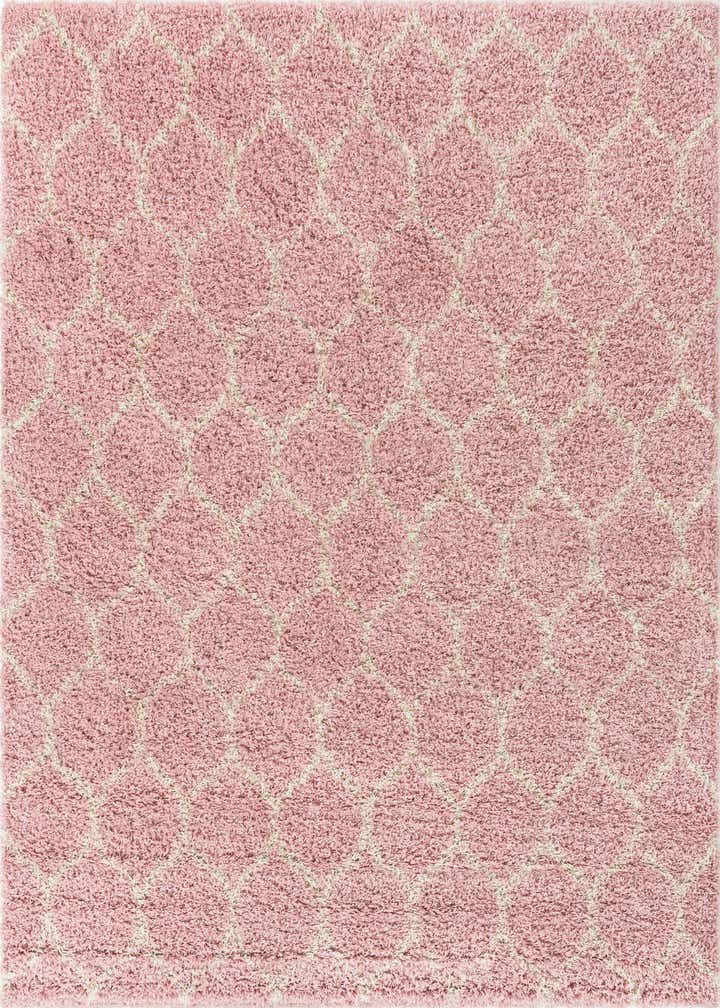 7' 10 x 7' 10 Lattice Shag Square Rug