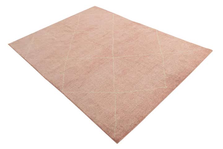 5' 6 x 6' 7 Hand Knotted Moroccan Wool Square Rug