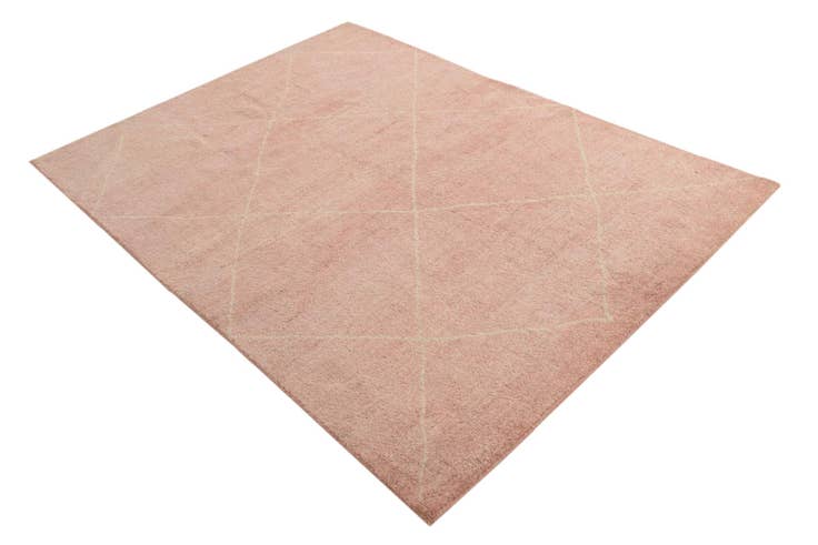 Detail image of 5' 6 x 6' 7 Hand Knotted Moroccan Wool Square Rug