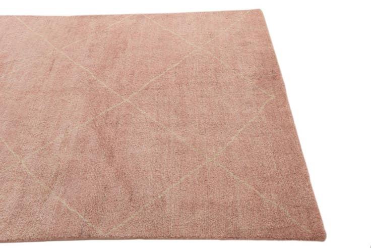 Detail image of 5' 6 x 6' 7 Hand Knotted Moroccan Wool Square Rug