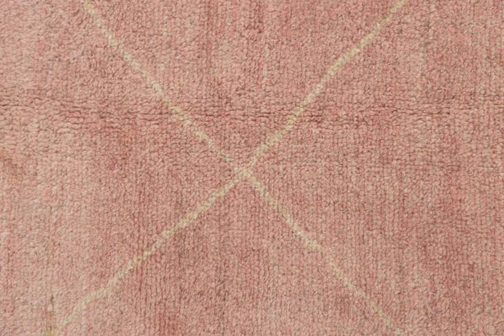 Detail image of 5' 6 x 6' 7 Hand Knotted Moroccan Wool Square Rug
