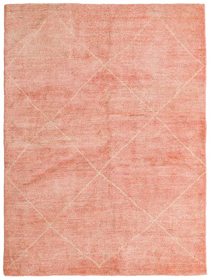 5' 6 x 6' 7 Hand Knotted Moroccan Wool Square Rug