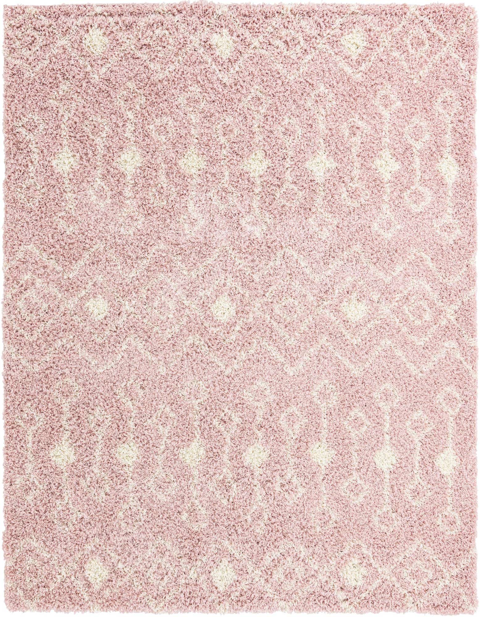 7' 10 x 7' 10 Moroccan Trellis Shag Square Rug