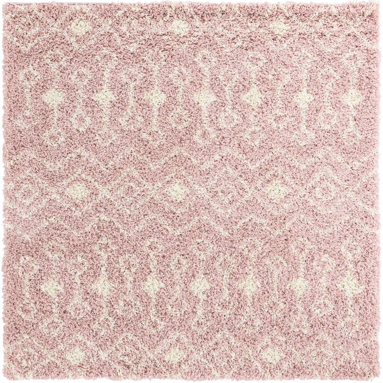 6' x 6' Moroccan Trellis Shag Square Rug