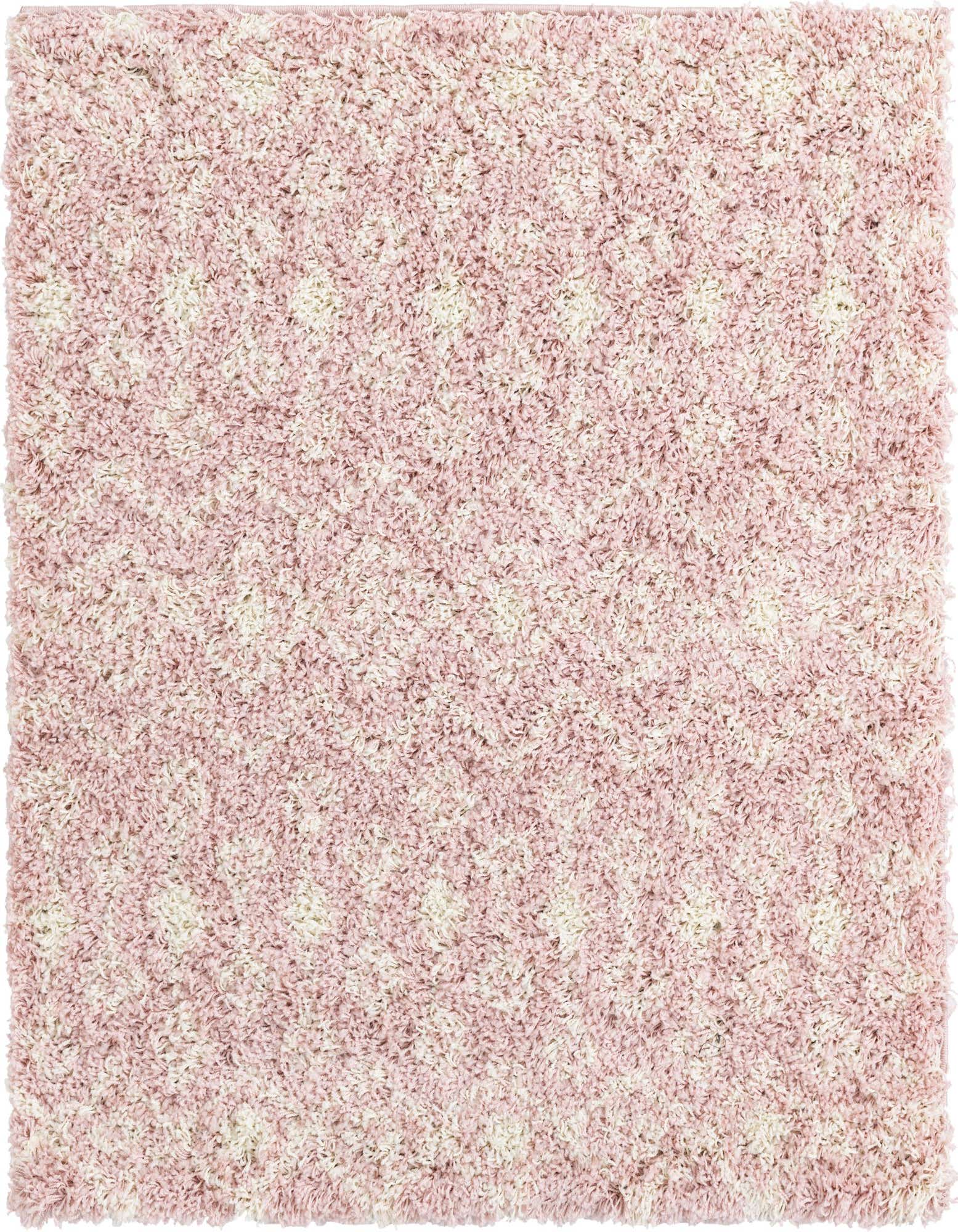 4' x 4' Moroccan Trellis Shag Square Rug