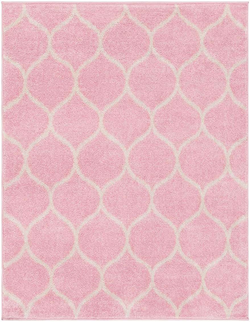 3' x 3' Trellis Frieze Square Rug