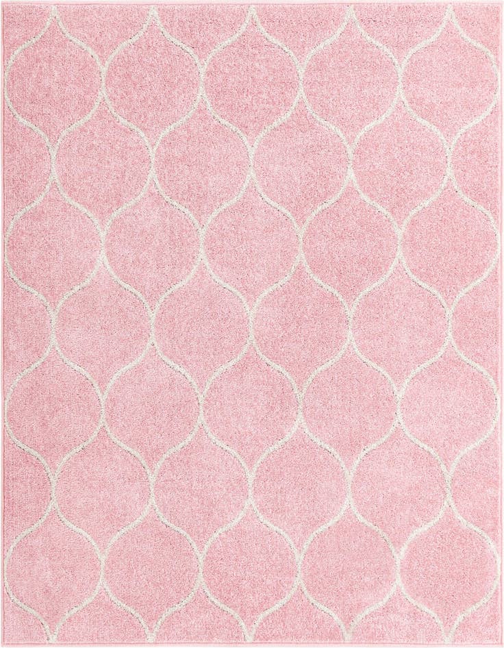 Detail image of 5' 3 x 5' 3 Trellis Frieze Square Rug