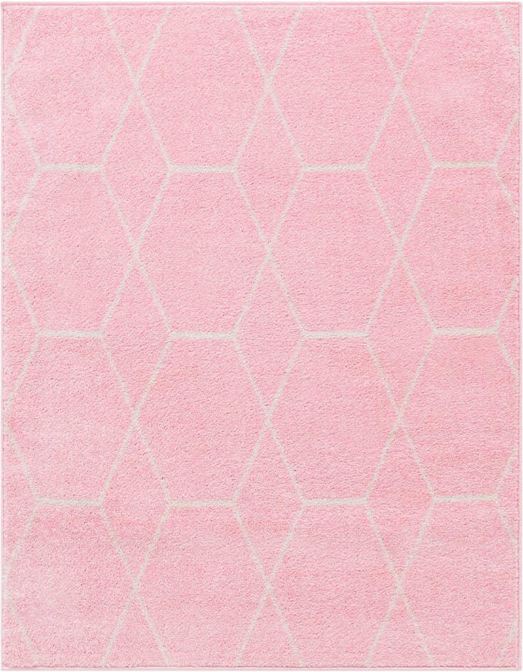 Detail image of 5' 3 x 5' 3 Trellis Frieze Square Rug